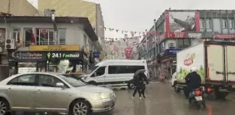 Keşan'da Sağanak Yağış Etkili Oldu