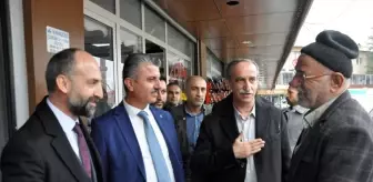 AK Parti Çukurca Belediye Başkan Adayı Nazmi Demir, Esnafı Ziyaret Etti