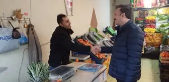 Malazgirt Kaymakamı Göksu Bayram, ilçedeki esnafı ziyaret etti