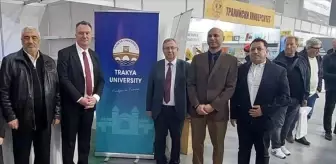 Trakya Üniversitesi Rektörü Filibe'de Tarımsal Gıda Fuarı'na katıldı