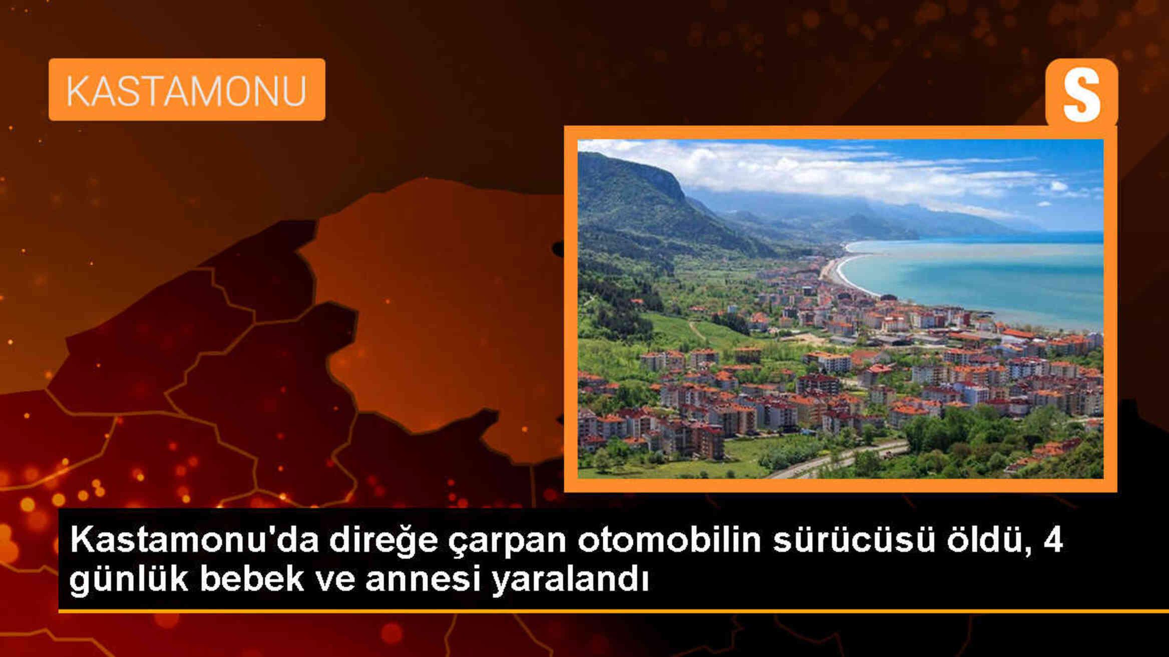 Kastamonu'da Otomobil Direğe Çarptı: 1 Ölü, 3 Yaralı