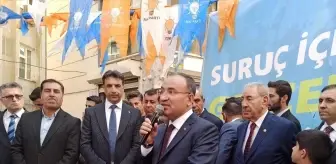 TBMM Başkanvekili Bekir Bozdağ, Suruç'ta seçim bürosu açılışına ve cami temel atma törenine katıldı