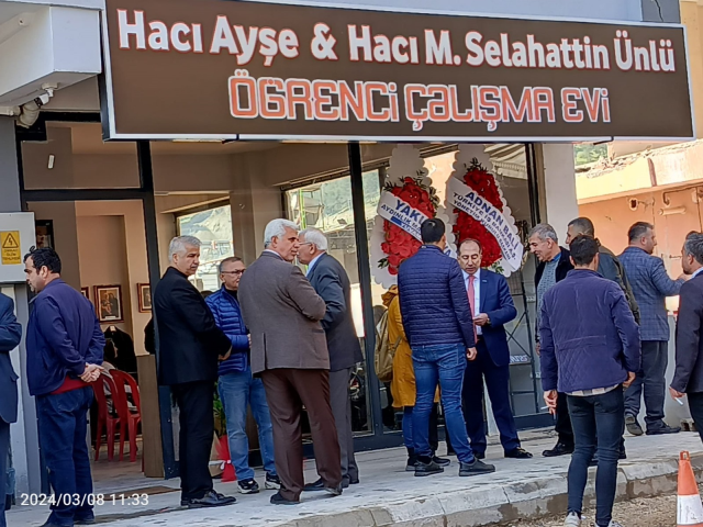 DEIK Norveç İŞ Konseyi Başkanı Mehmet Selahattin Ünlü deprem bölgesi Gaziantep İslahiye'de öğrenci evi yaptırdı