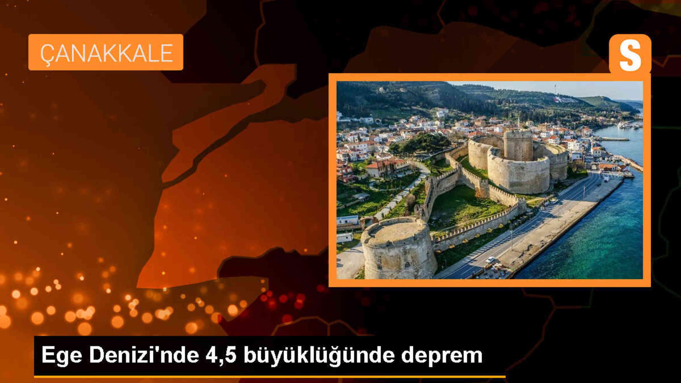 Ege Denizi nde 4 5 Büyüklüğünde Deprem Meydana Geldi Son Dakika