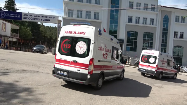 Amasya'da KYK yurdunda temizlik malzemelerinin karışması sonucu 8 personel hastanelik oldu