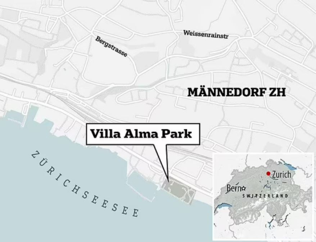 İsviçre'de çıplak bir adam, Villa Alma Park'ında bir kadın koşuyu öldürdükten sonra çevredekilere saldırdı