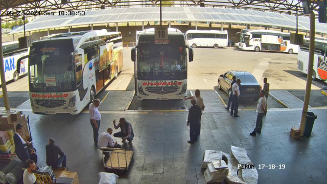 10 kişinin öldüğü kazaya neden olan otobüsün otogardan çıkışı kamerada