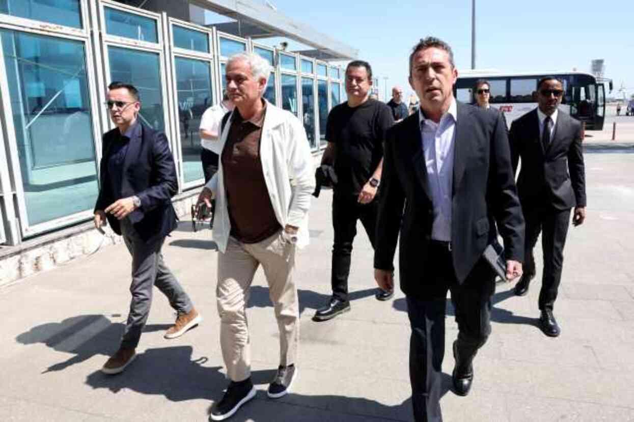 Fenerbahçe'nin yeni teknik direktörü Jose Mourinho, İstanbul'a geldi