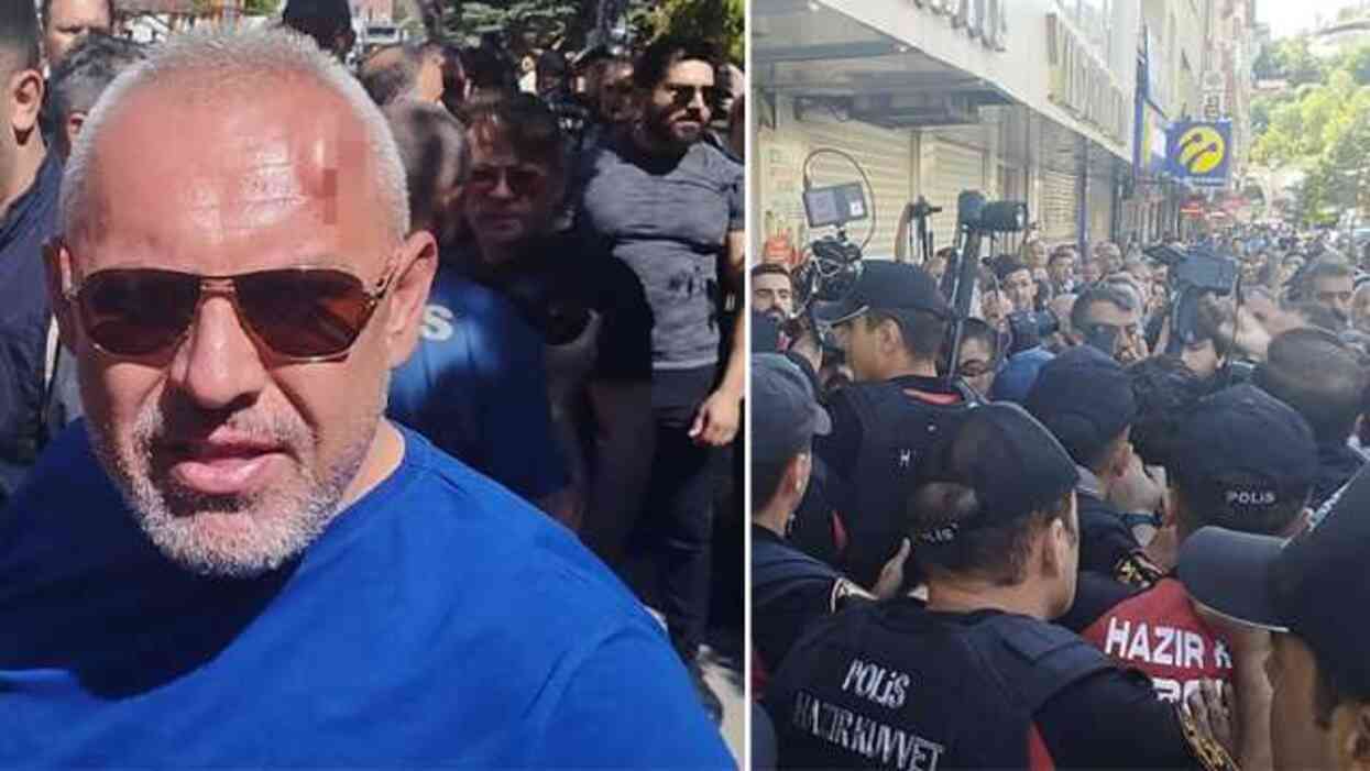 Hakkari'de olaylar çıktı: Polis amiri başından yaralandı Hakkari'de olaylar çıktı: Polis amiri başından yaralandı