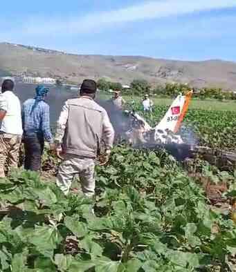 2 pilot şehit olmuştu! Kayseri'de düşen uçağın yeni görüntüleri çıktı