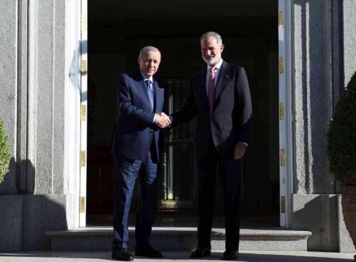 Cumhurbaşkanı Erdoğan ile İspanya Kralı 6. Felipe arasında Gazze görüşmesi