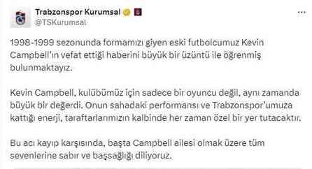 Eski İngiliz futbolcu Kevin Campbell hayatını kaybetti