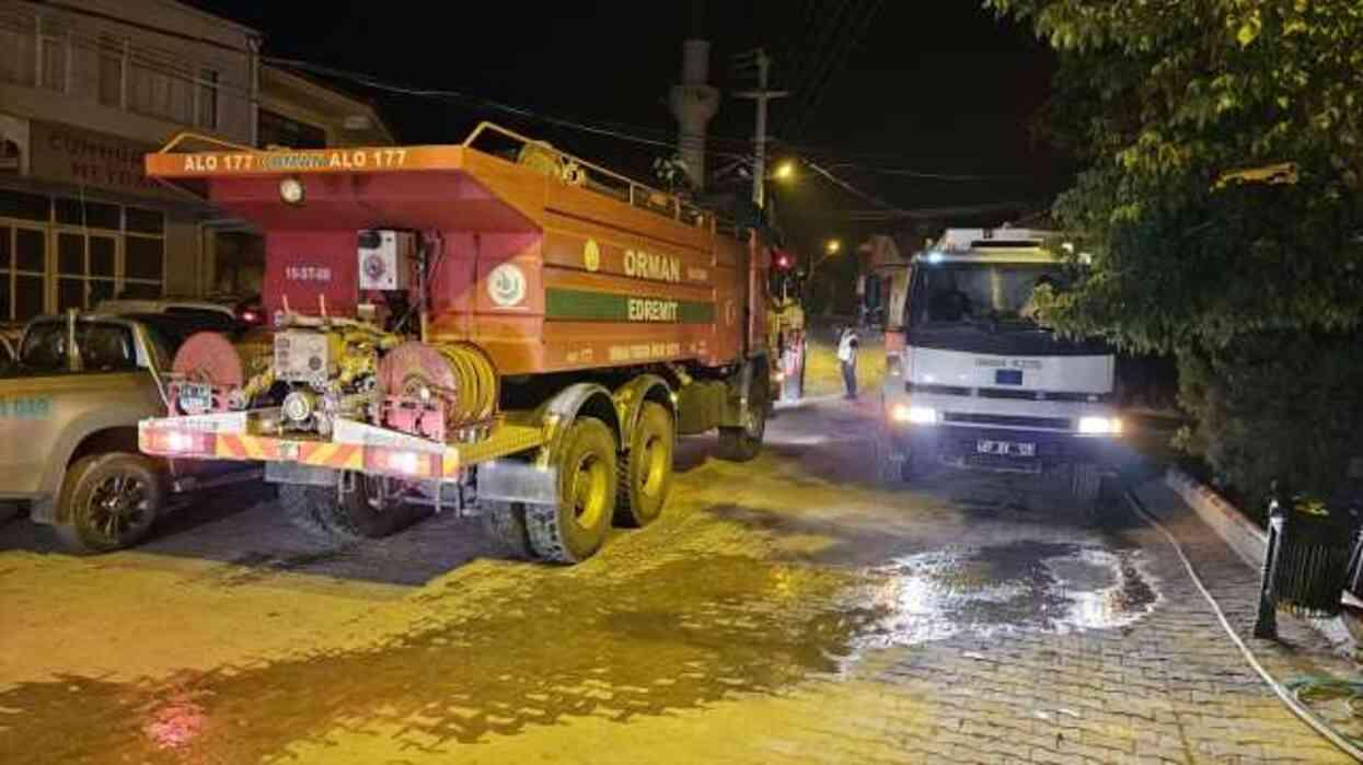 Çanakkale'de orman yangını! Zamana karşı mücadele sürüyor