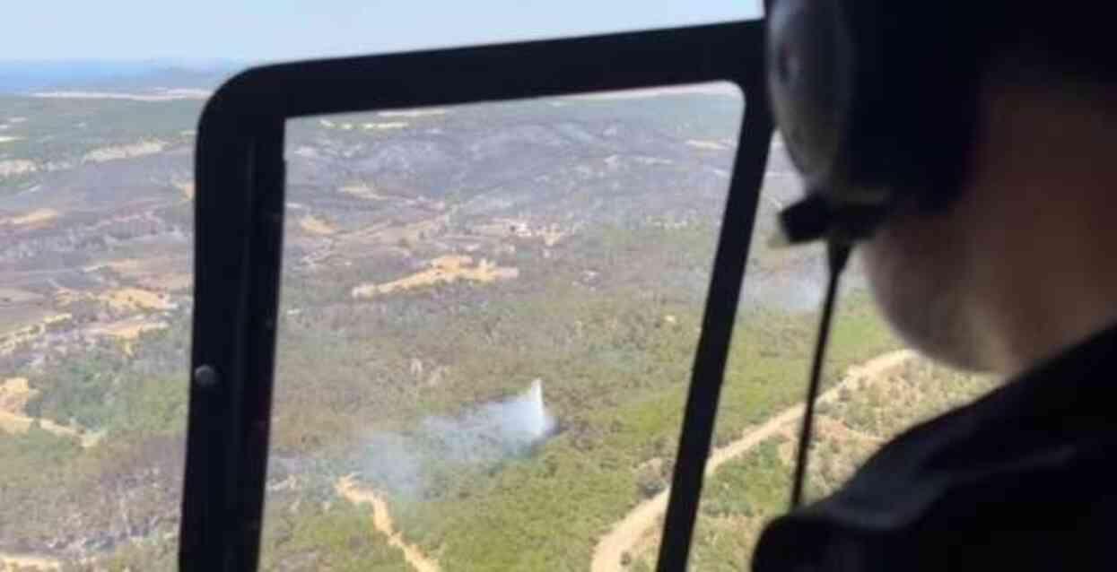 Çanakkale Eceabat'ta dünden beri devam eden orman yangını kontrol altına alındı