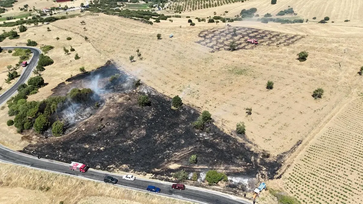 Manisa Kula da Makilik Alanda Çıkan Yangın Kontrol Altına Alındı Son