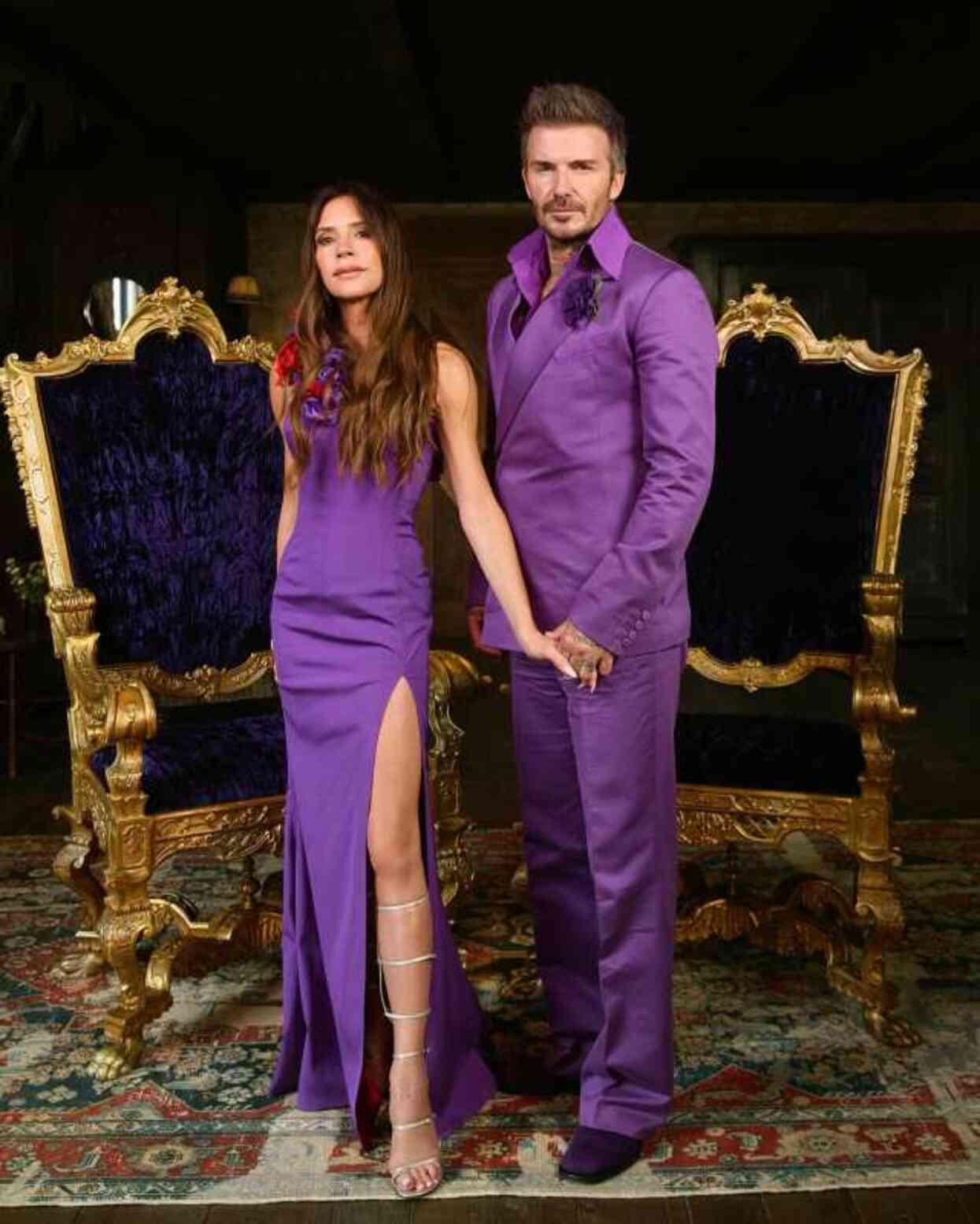 Victoria ve David Beckham, evliliklerinin 25. yılında düğün kıyafetlerini yeniden giydi