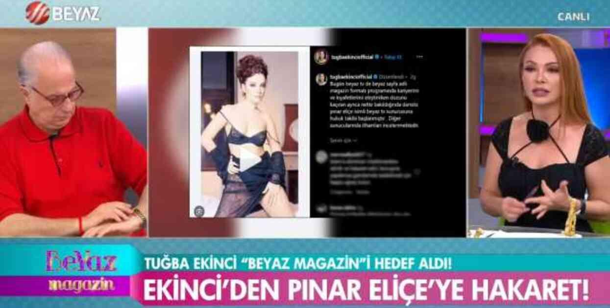 Tuğba Ekinci, kendisini eleştiren Pınar Eliçe'yi eski müstehcen fotoğraflarıyla vurdu