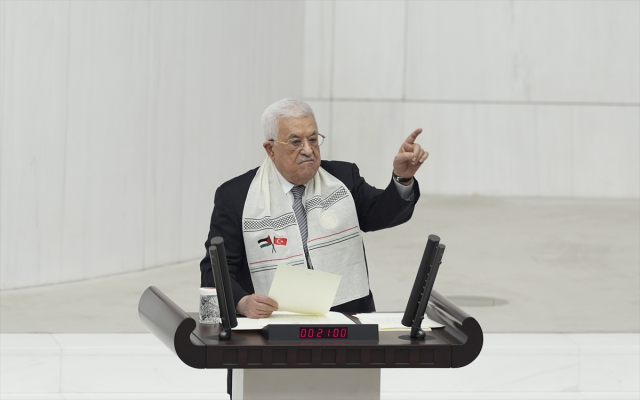 Filistin Devlet Başkanı Mahmud Abbas