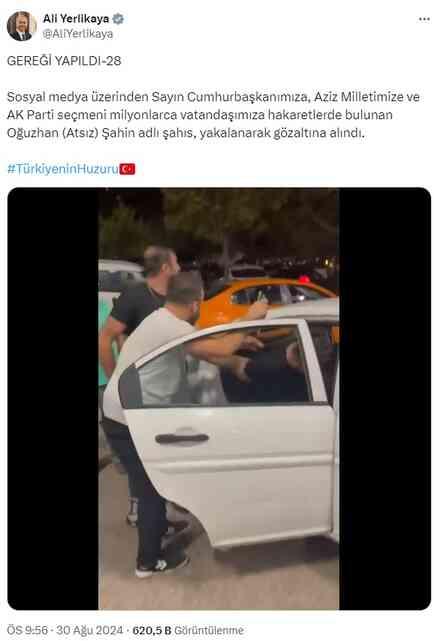 Erdoğan ve AK Parti seçmenine hakaret eden şahıs için şimdi hesap vakti