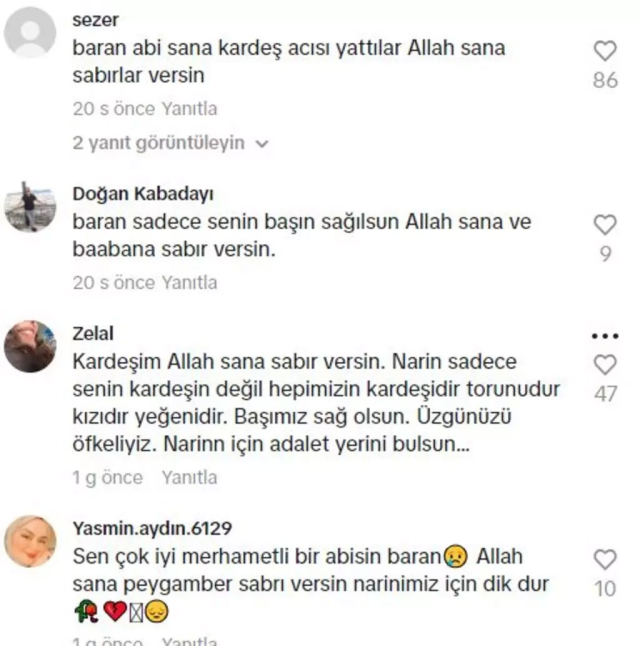 Narin'in cenazesini teslim alan abiden, gözaltındaki anne ve babayla ilgili dikkat çeken paylaşım