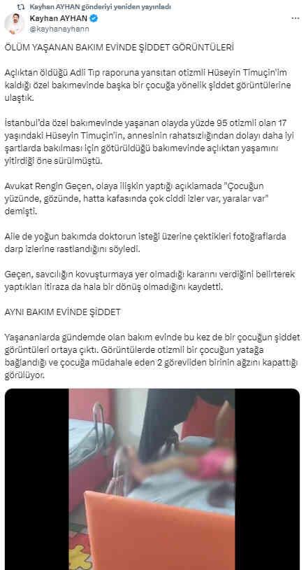 Otizmli gencin açlıktan öldüğü bakımevinde yeni skandal! Şiddet görüntüleri ortaya çıktı