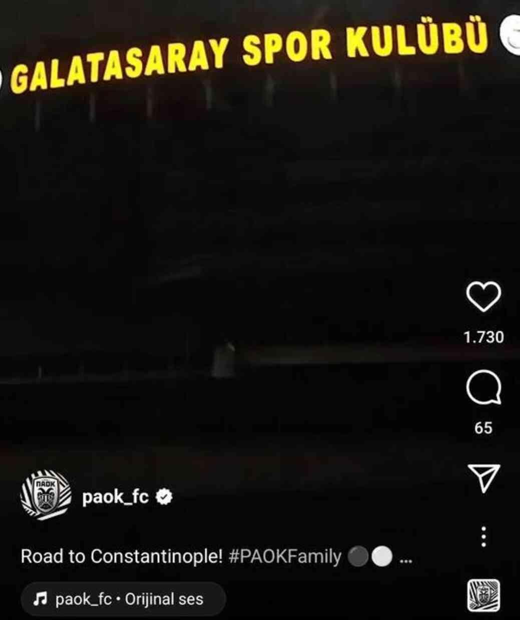 Maça saatler kala ortalığı karıştırdılar! PAOK'un paylaşımına tepkiler çığ gibi