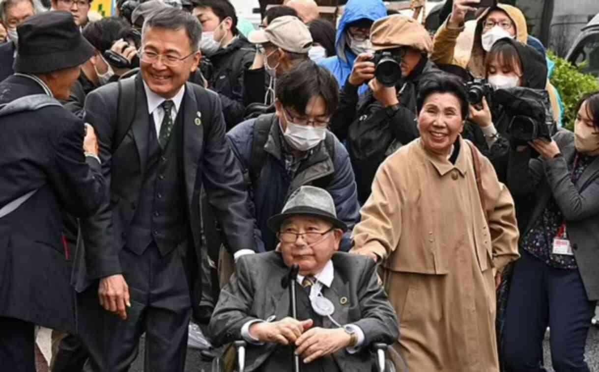 Japonya'da 4 kişiyi öldürmekten idama mahkum edilen adam, 56 yıl sonra beraat etti