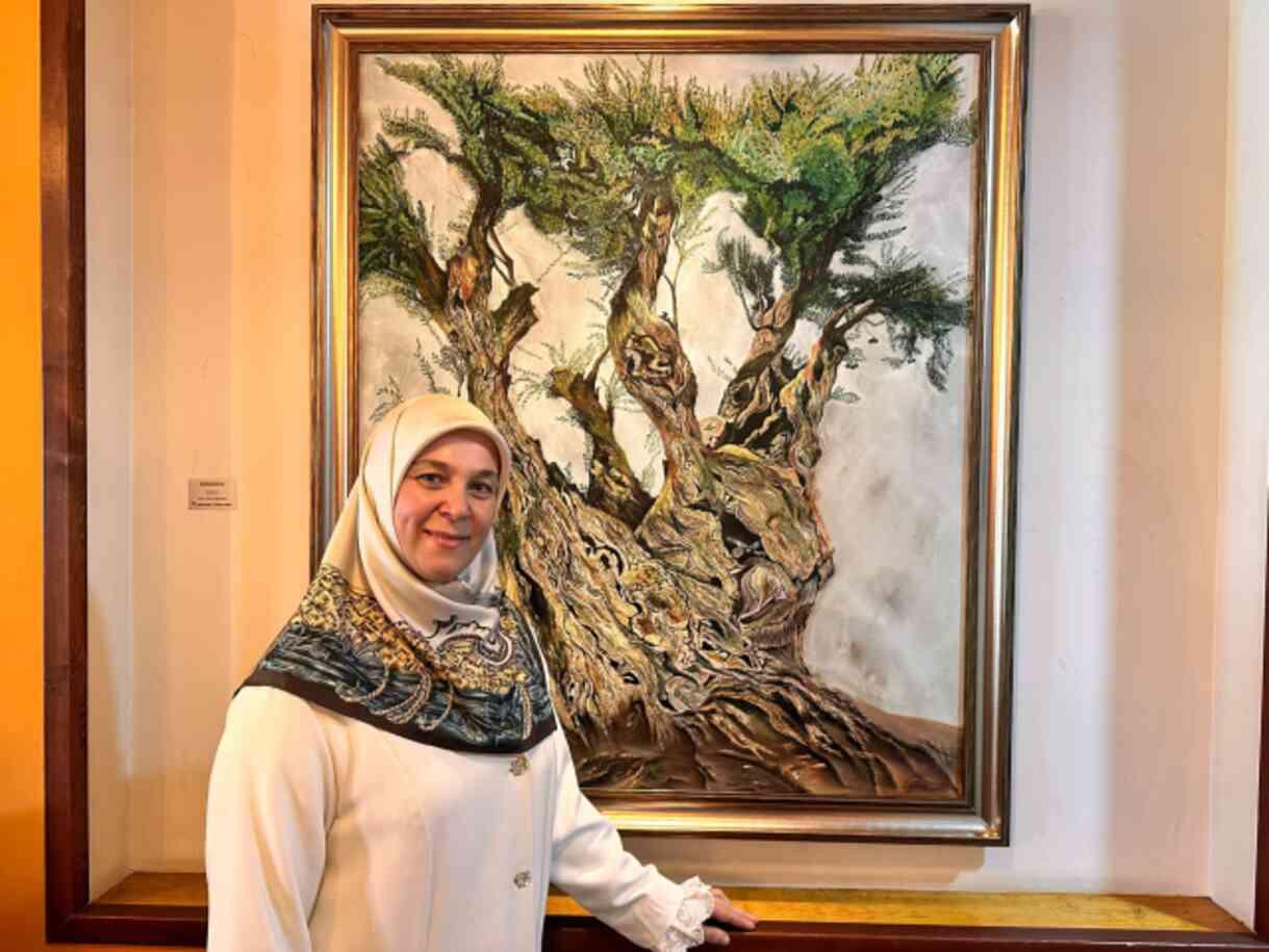 Ressam Gülşah Adaş'ın 'Bir Şey Söylüyorum' sergisi açıldı