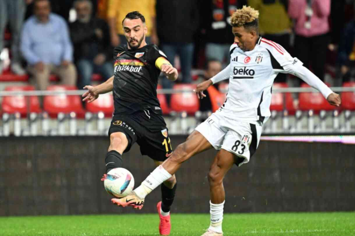 Beşiktaş, Kayserispor'u deplasmanda 3-0 mağlup etti