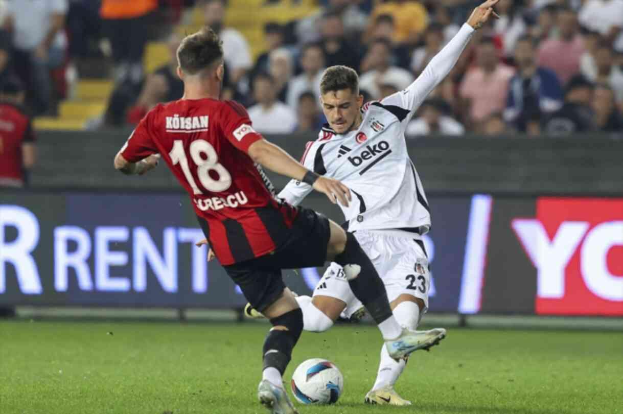 Beşiktaş, Gaziantep FK ile deplasmanda 1-1 berabere kaldı