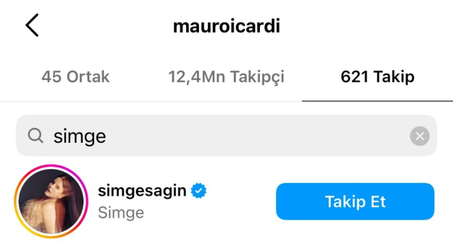 Simge'den Icardi'ye aşk dedikodularını haklı çıkartacak gönderme