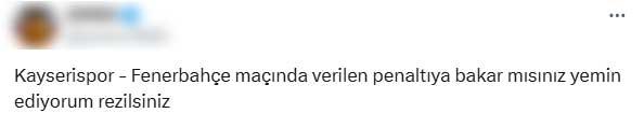 Fenerbahçe'nin kazandığı penaltı olay oldu