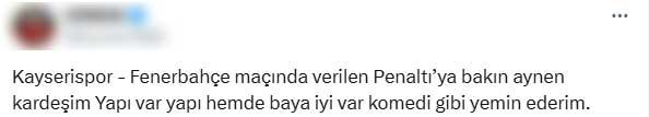 Fenerbahçe'nin kazandığı penaltı olay oldu