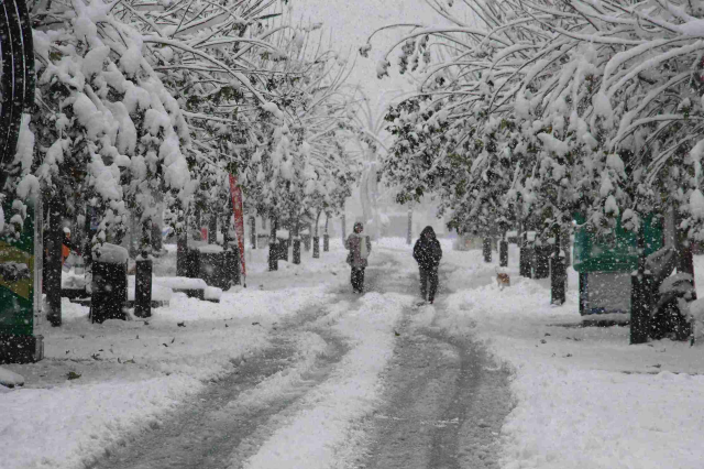 Bolu'da kar kalınlığı 28 santimetreye ulaştı