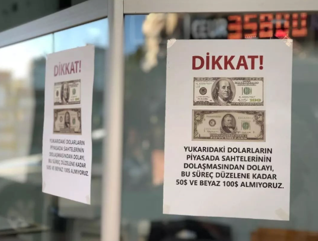 Merkez Bankası 20 Kasım'da sahte dolarlar için rapor hazırlamış