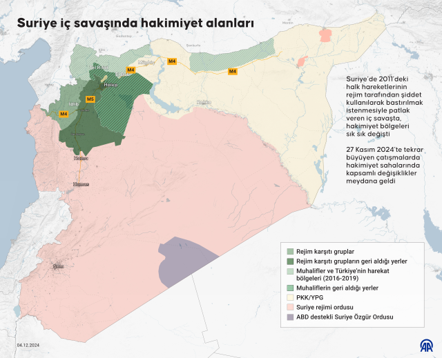 Silahlı muhalifler Hama'ya girdi, rejim güçleri Humus'a çekiliyor