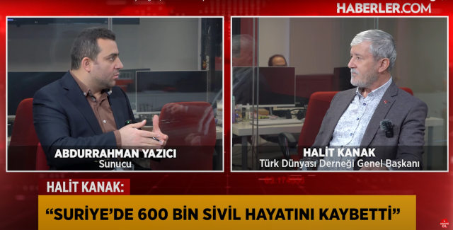 TDD Başkanı Kanak, Türkiye'de Suriye konusunda bir konunun yanlış bilindiğini söyledi