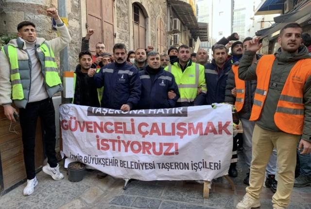 Cemil Tugay'dan eylemdeki taşeron işçilere tehdit: O firmada da çalıştırmam sizi