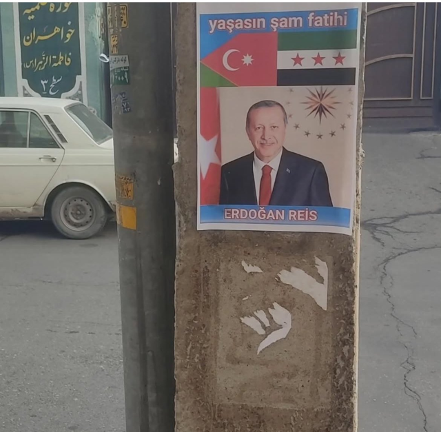 İran'da şaşırtan görüntü! Cumhurbaşkanı Erdoğan'ın posterleri asıldı