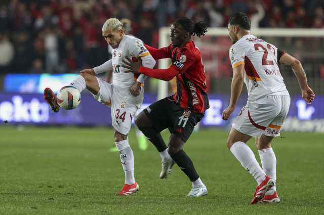 Galatasaray, Gaziantep FK'yı deplasmanda 1-0 yendi