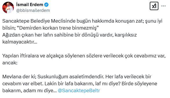 Sancaktepe Belediye Başkanı Alper Yeğin, AK Partili vekile 'Haydut' dedi