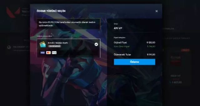 Valorant VP Alışverişleri PLYR.com'dan Yapılır!