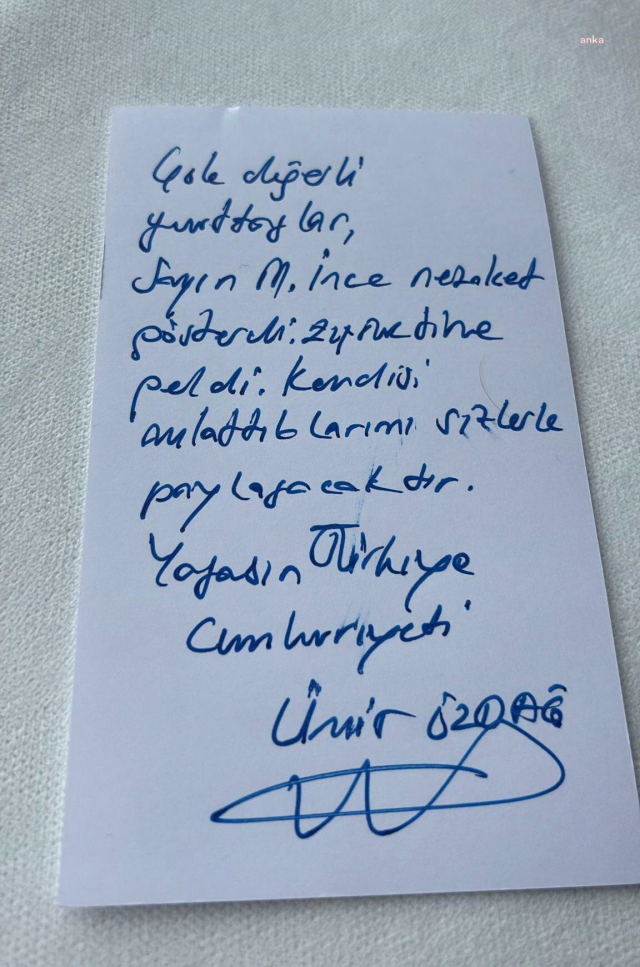 Muharrem İnce, Ümit Özdağ'ın mesajını paylaştı: Can güvenliğim yok