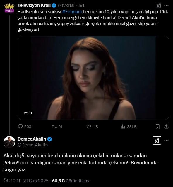 Hadise ile kıyaslanan Demet Akalın çileden çıktı: Ben bunların alasını çektim