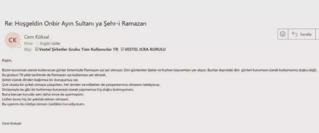 Dünya devlerinden alkışlık hareketler! Ramazan kutlamasını hazmedemeyen CEO'ya belki örnek olur