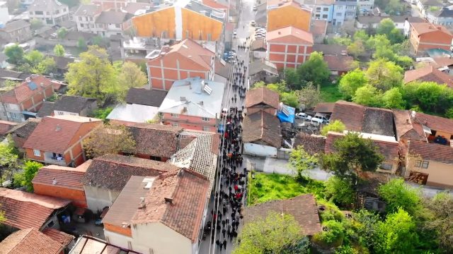 Bursa'da bayramlaşma kuyruğu 1 kilometreyi buldu