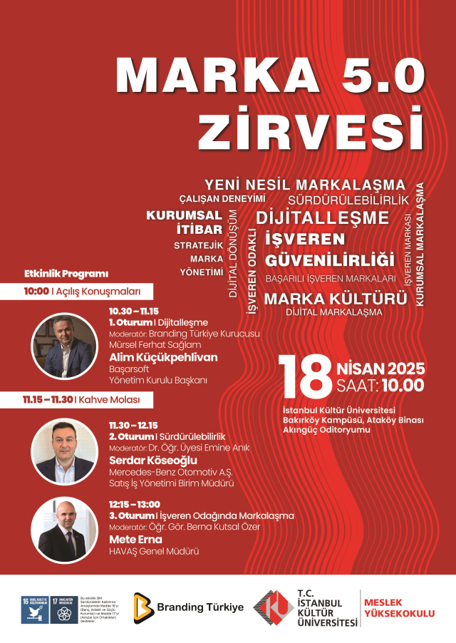Marka 5.0 Zirvesi 18 Nisan'da Dijitalleşme ve Sürdürülebilirlik Temalarıyla Gerçekleşecek