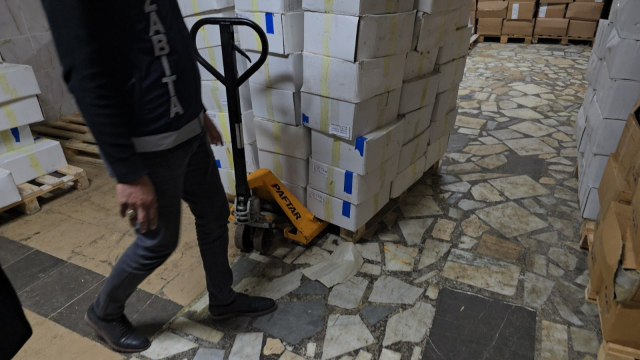 11 ton küflenmiş ceviz ele geçirildi