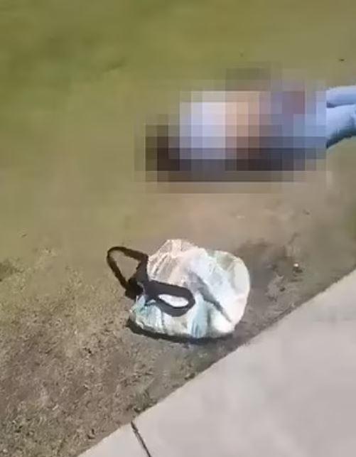 Yerde yaralı bir şekilde yatan arkadaşını videoya çekip sosyal medyada paylaştı