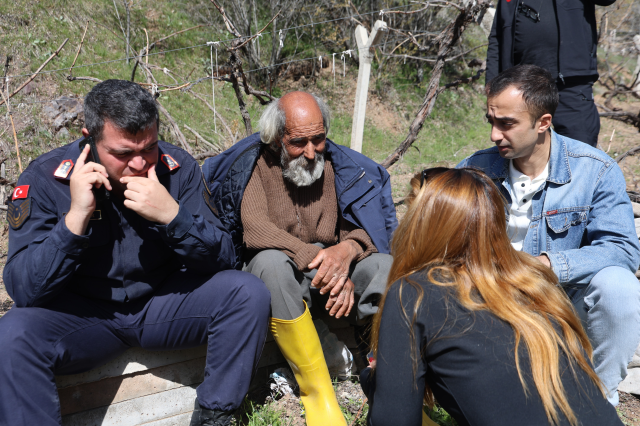 Kaybının 41. saati bulunan yaşlı adamın ambulansa binerken söyledikleri yürekleri ısıttı